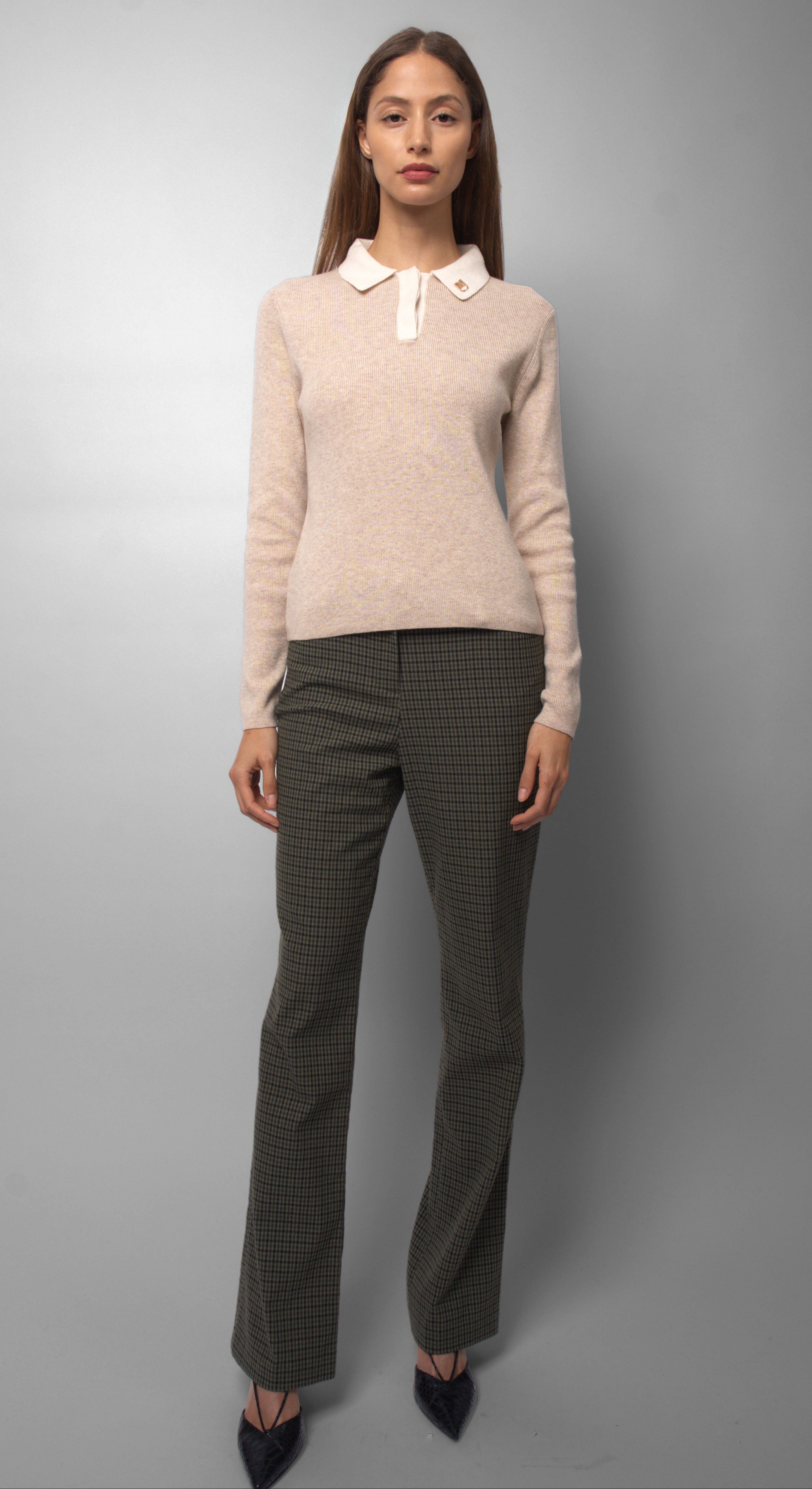 Selena Cashmere Blend Knit Top