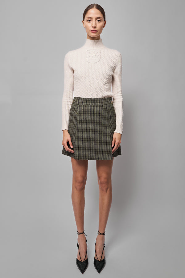 Kore Flannel Pleated Skirt