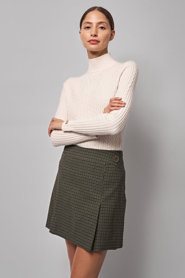 Kore Flannel Pleated Skirt