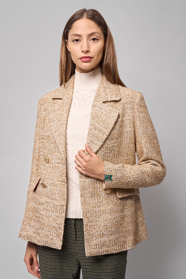 Idalia Metallic Multi Tweed Jacket
