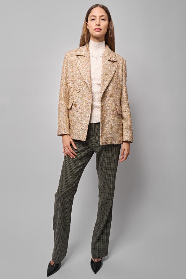 Idalia Metallic Multi Tweed Jacket