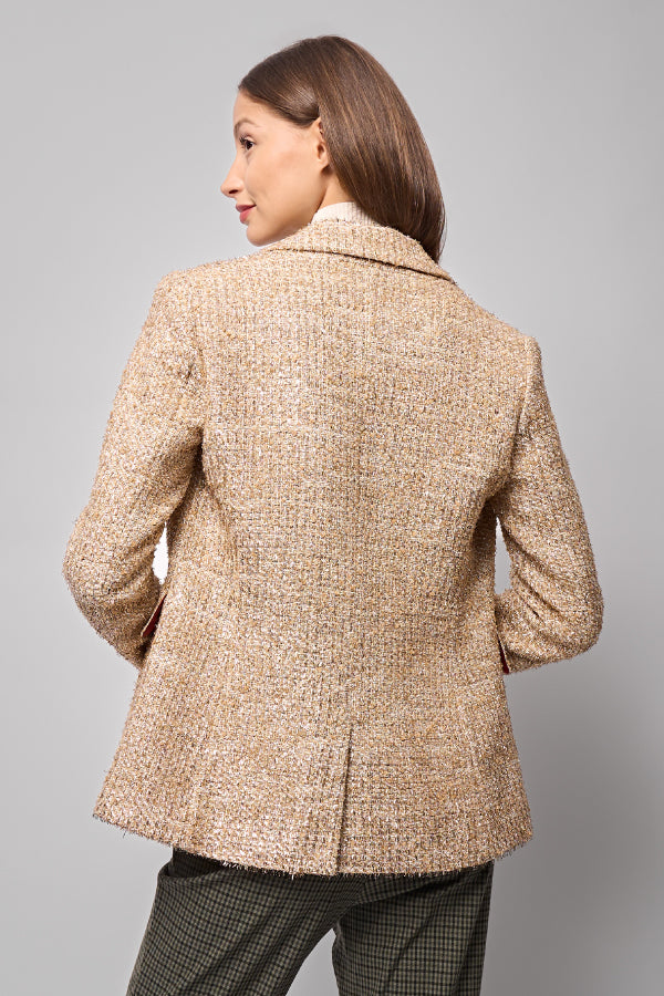 Idalia Metallic Multi Tweed Jacket