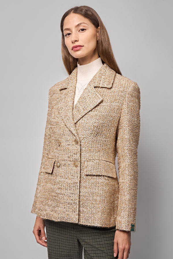 Idalia Metallic Multi Tweed Jacket