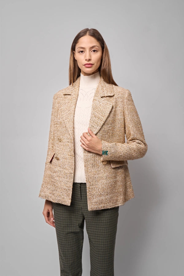 Idalia Metallic Multi Tweed Jacket