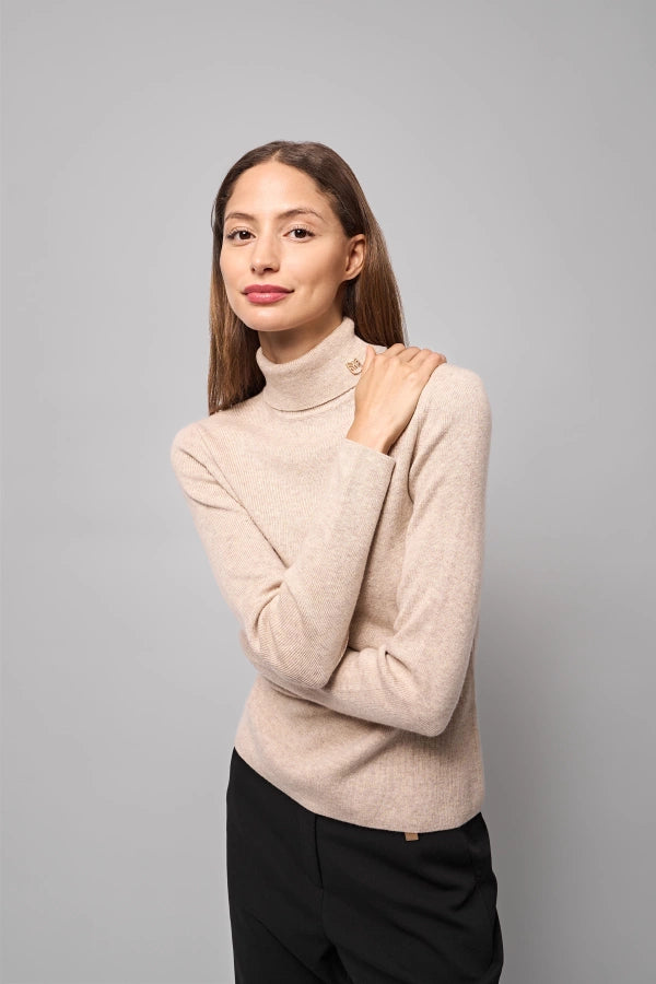 Iris Cashmere blend Turtle Neck Sweater