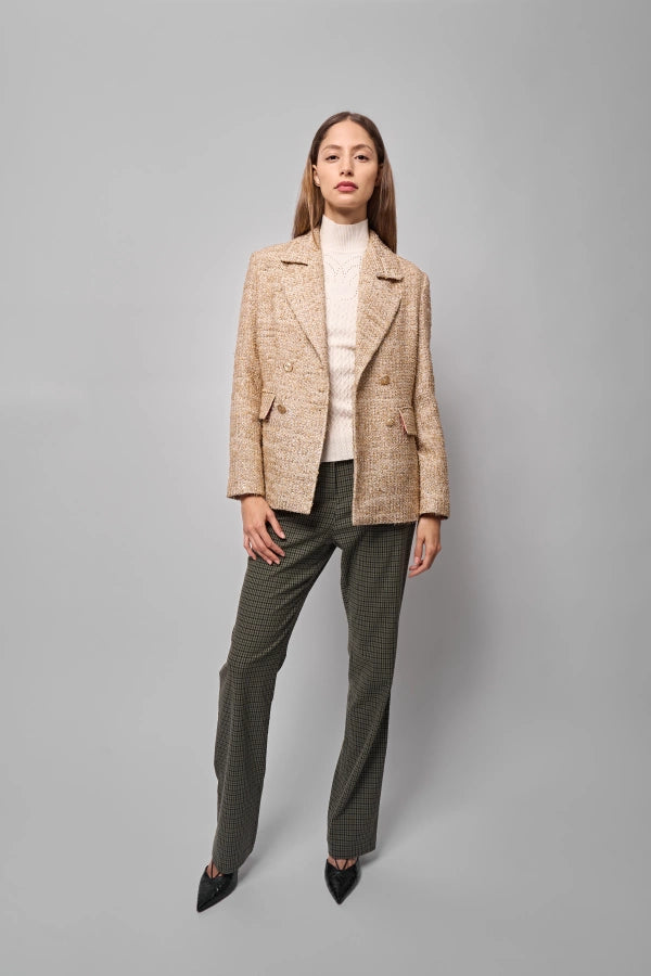 Idalia Metallic Multi Tweed Jacket