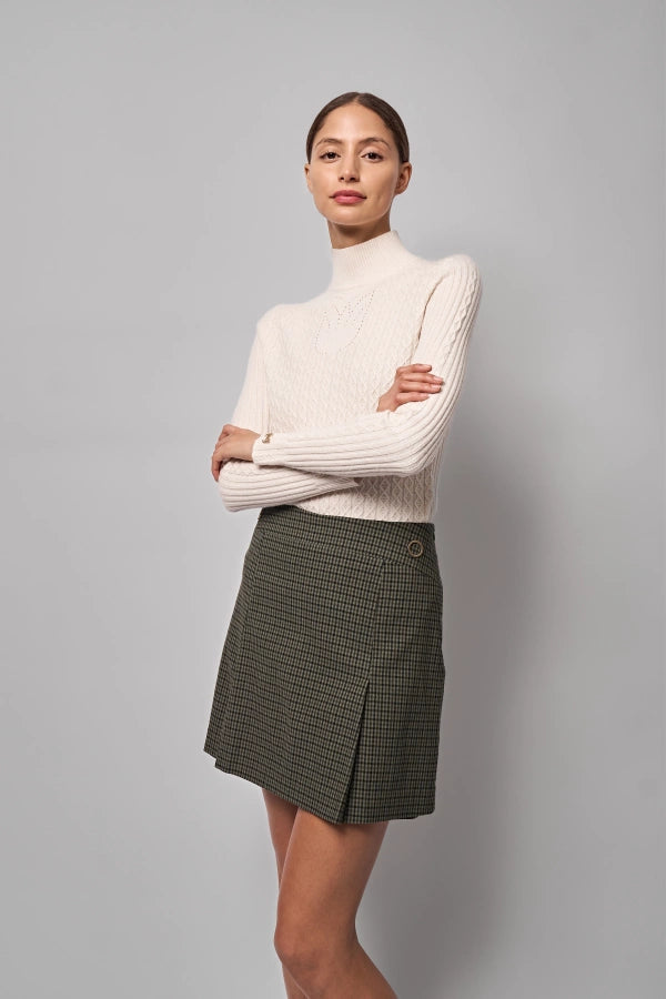 Kore Flannel Pleated Skirt