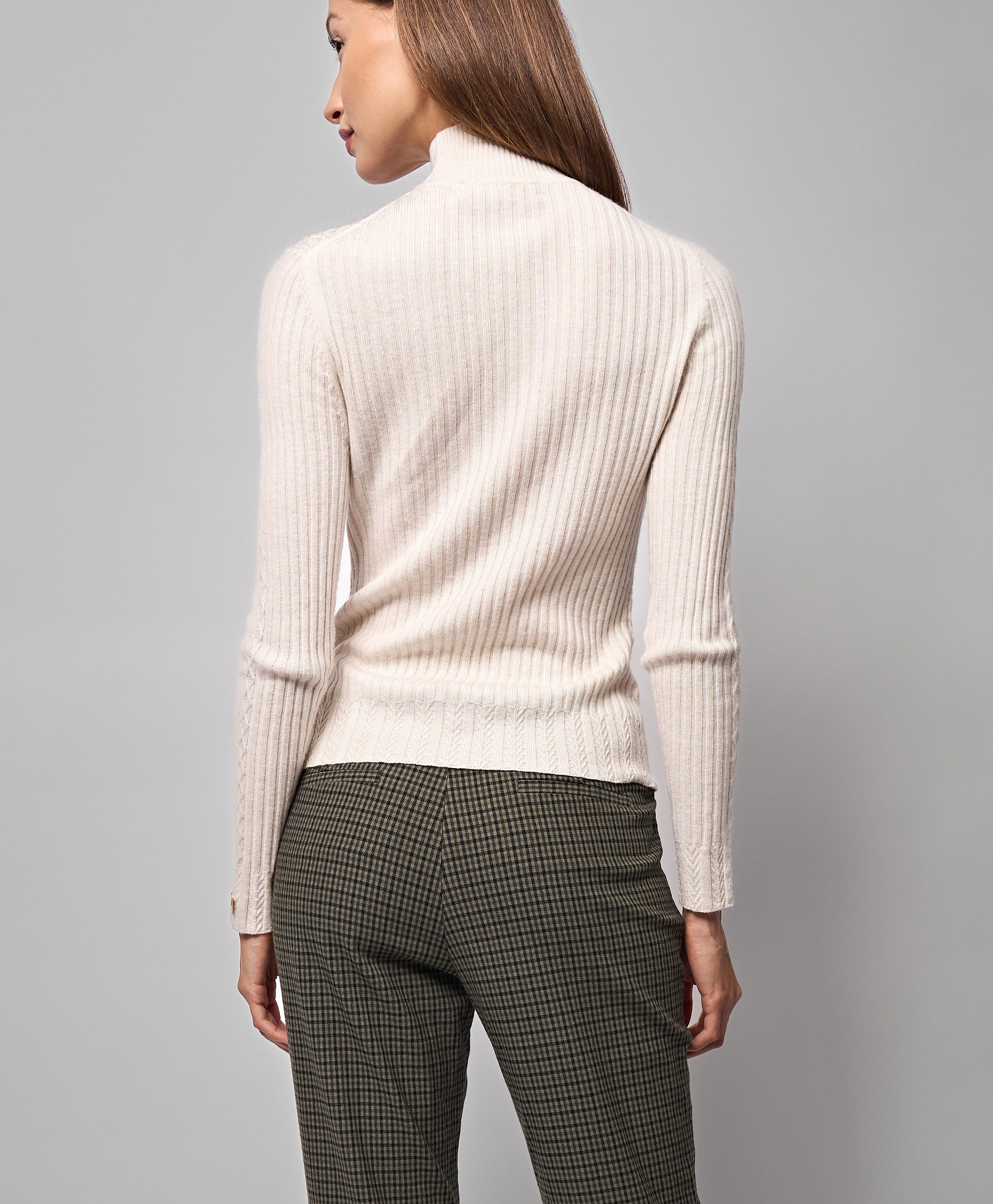 Gaia JM Logo Pointelle Sweater