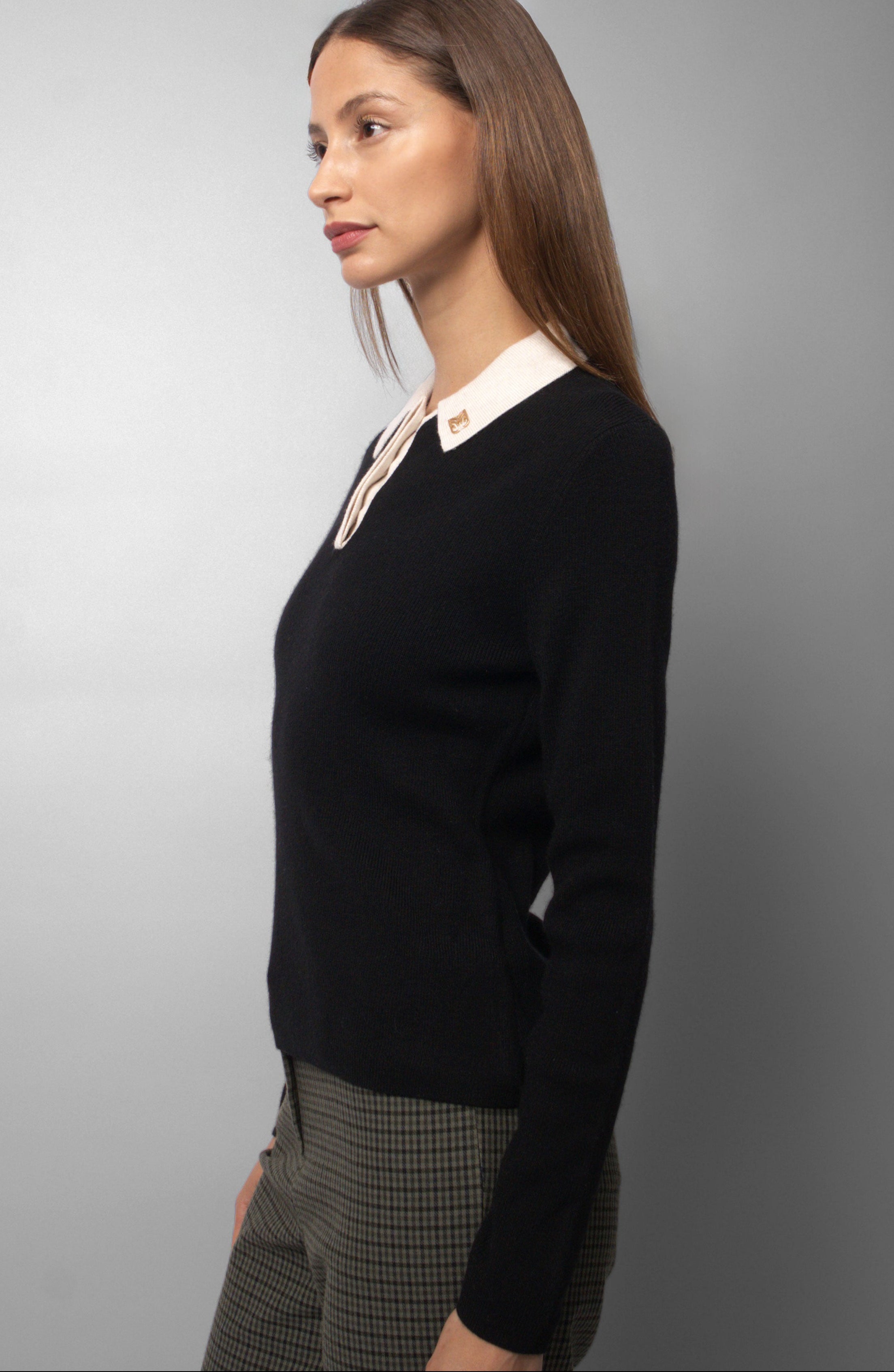 Selena Cashmere Blend Knit Top