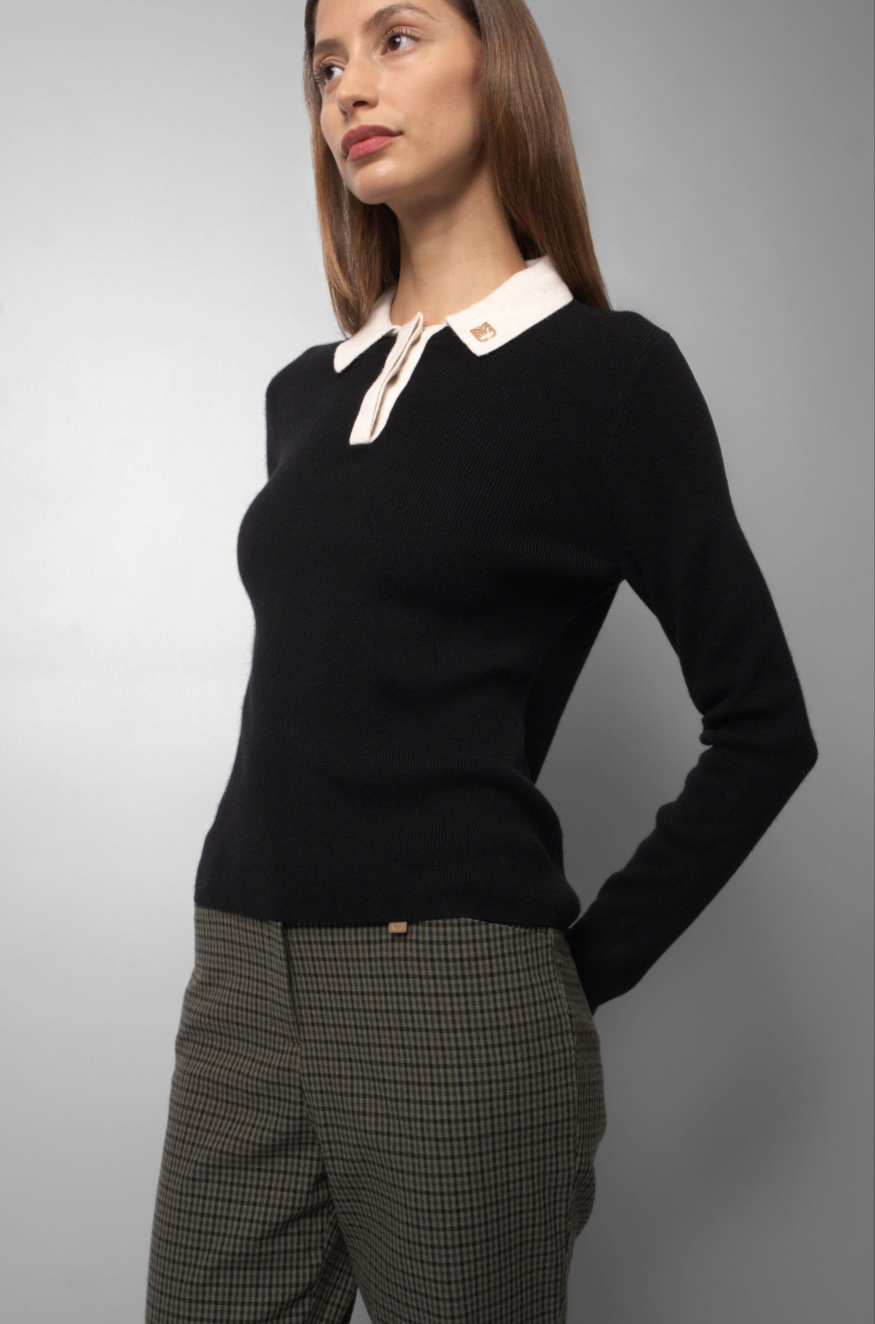 Selena Cashmere Blend Knit Top