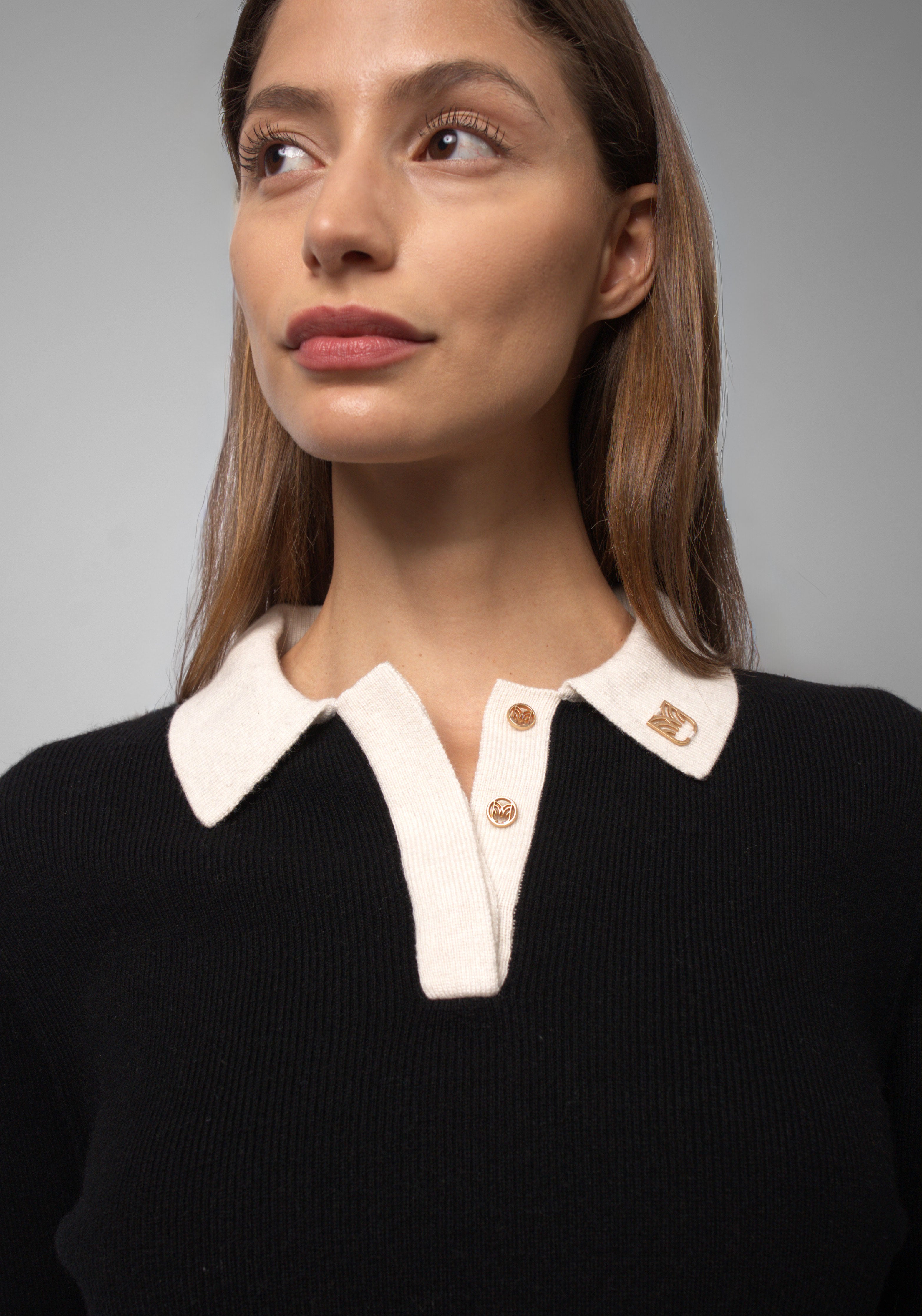 Selena Cashmere Blend Knit Top