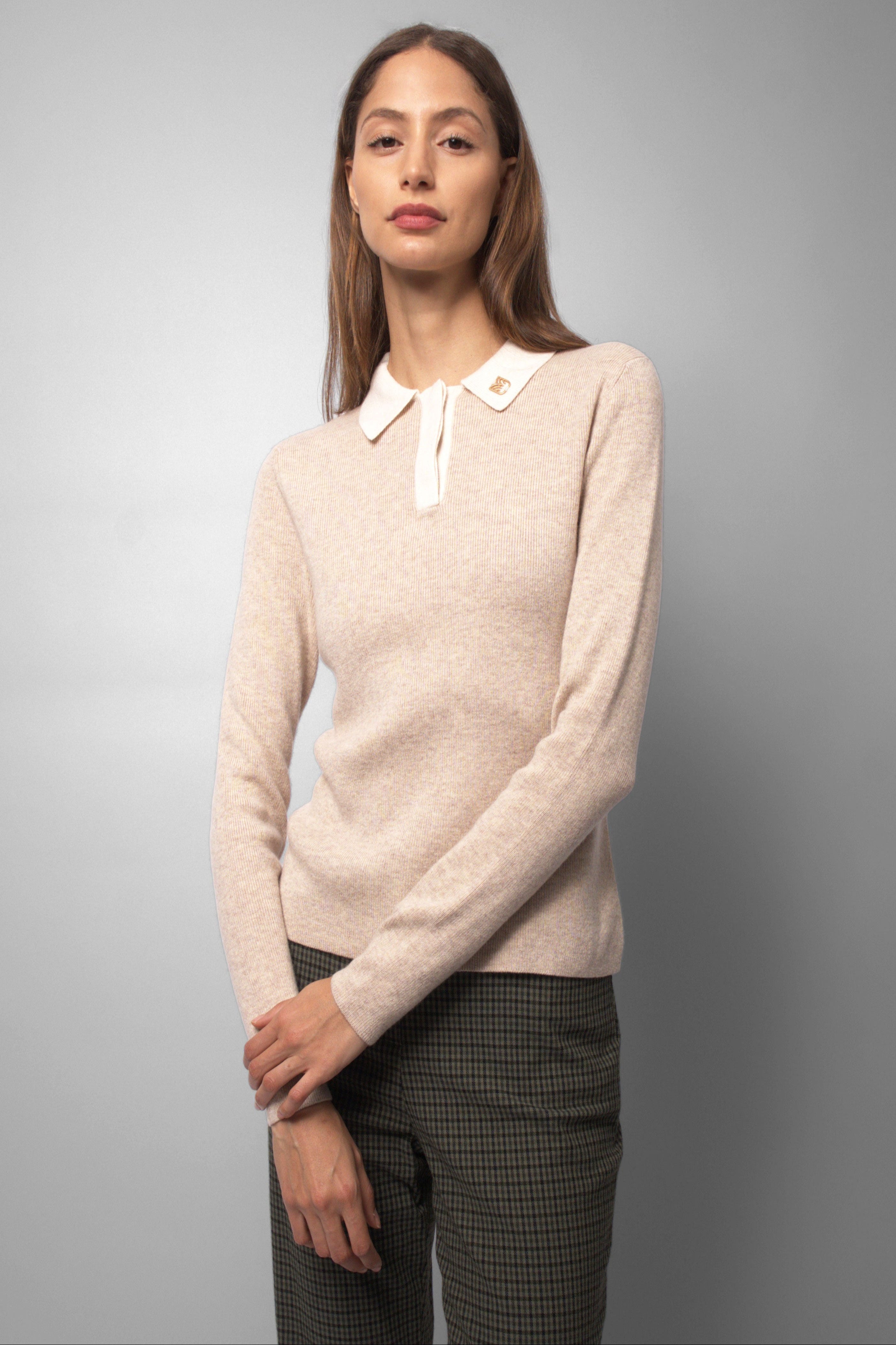 Selena Cashmere Blend Knit Top