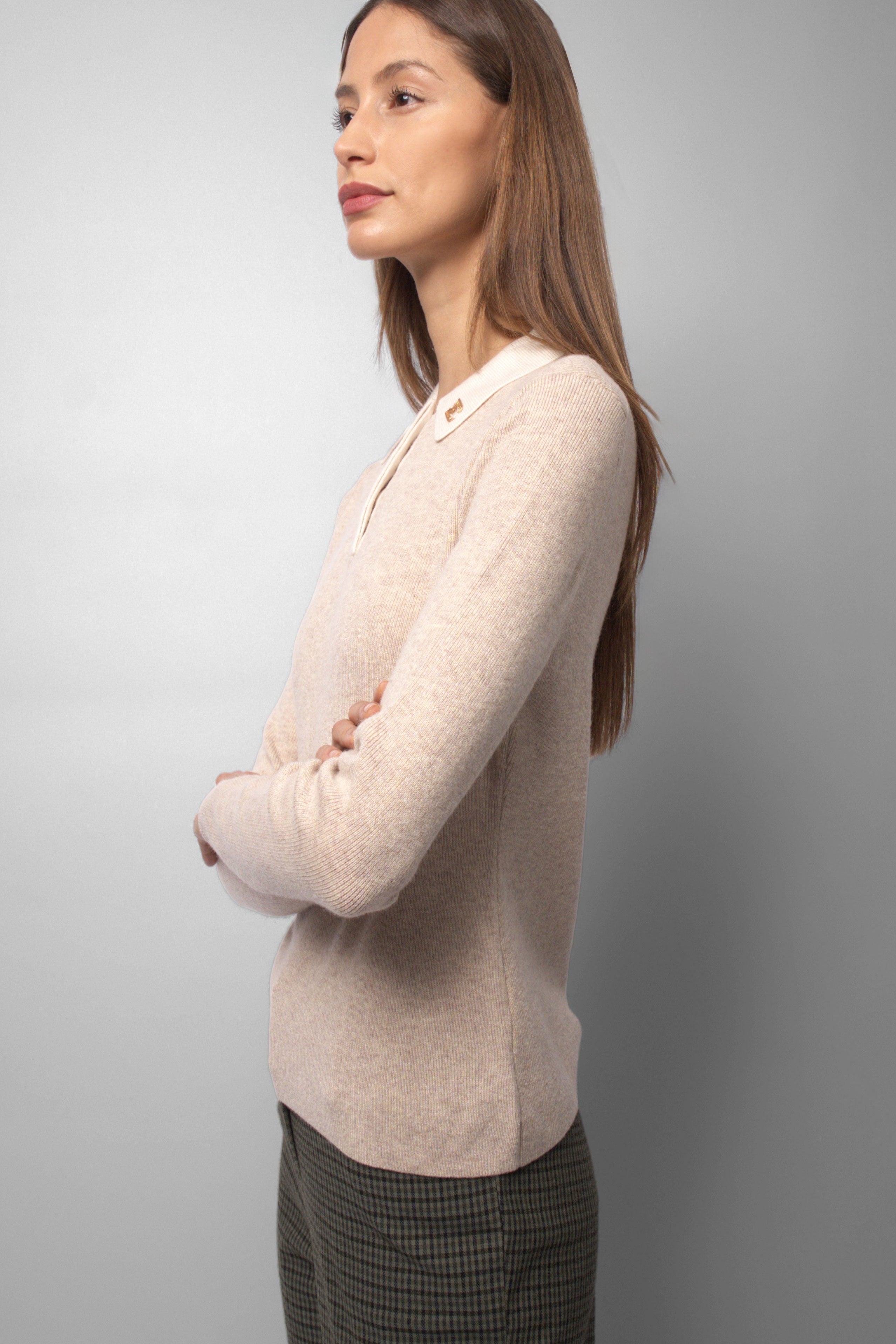 Selena Cashmere Blend Knit Top