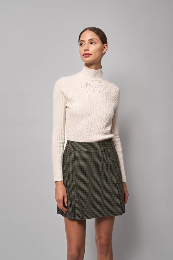 Kore Flannel Pleated Skirt