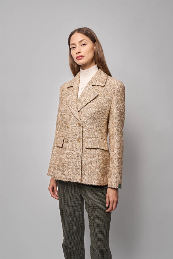 Idalia Metallic Multi Tweed Jacket