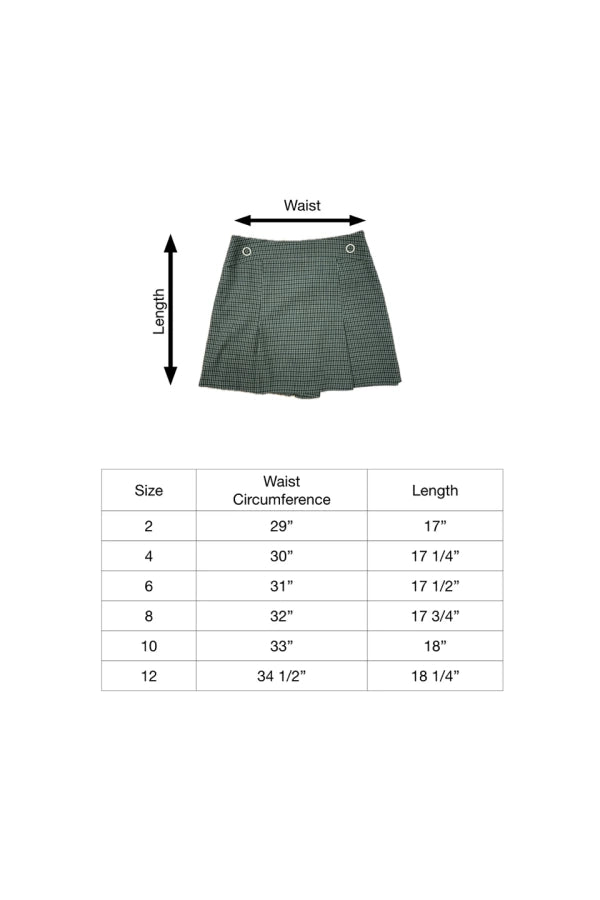 Kore Flannel Pleated Skirt