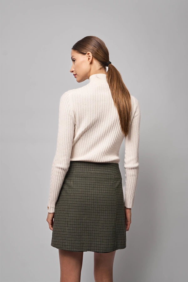 Kore Flannel Pleated Skirt