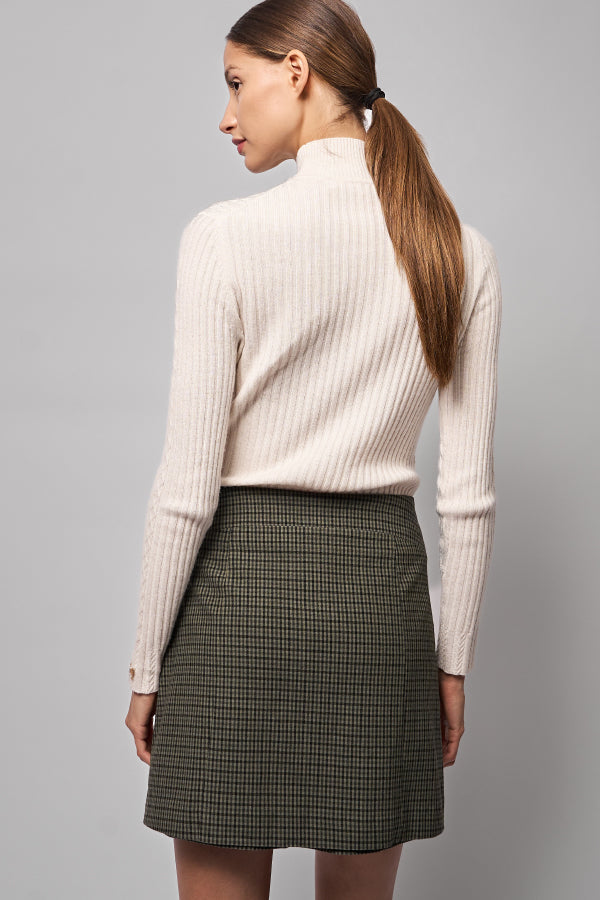 Kore Flannel Pleated Skirt