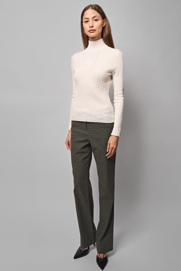 Kleio Flannel Plaid Trousers